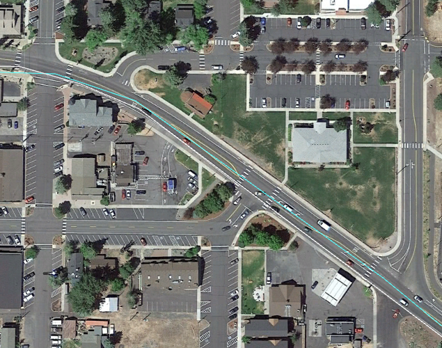 US-20 urban street segmentation, subsegment 3. Source: Map data ©2022 Google